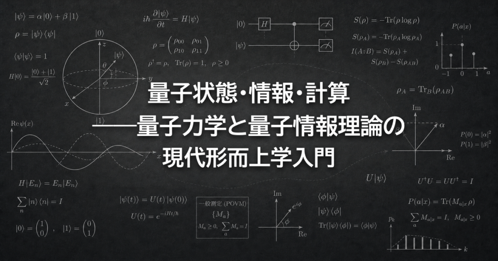 量子状態・情報・計算――量子力学と量子情報理論の現代形而上学入門　米原将磨