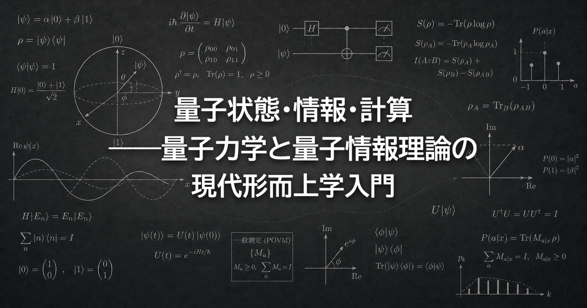 量子状態・情報・計算――量子力学と量子情報理論の現代形而上学入門　米原将磨